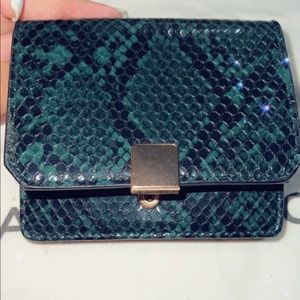 Small green on the go wallet